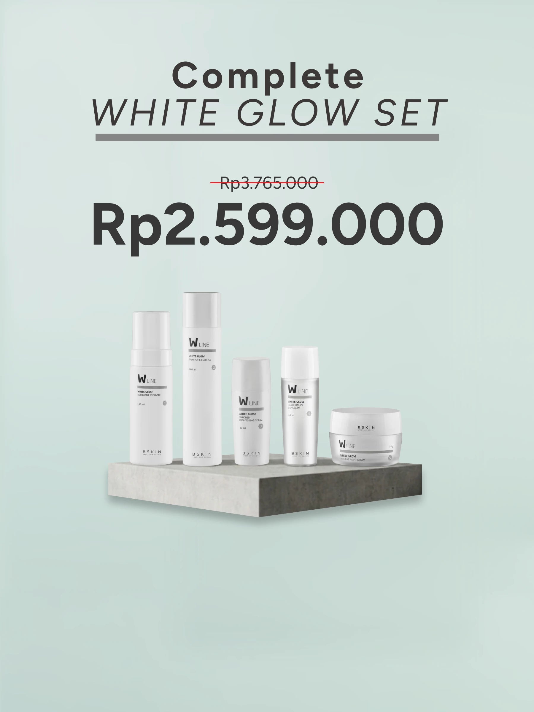 Complete White Glow Set